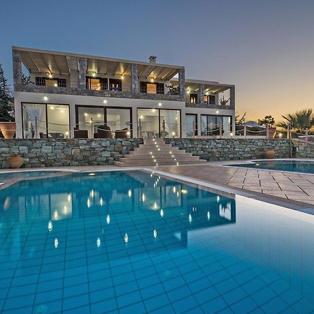 Sea Views At Villa Anemomylos With Heated Pool, Ping Pong And Tennis Agia Pelagia  Exterior foto