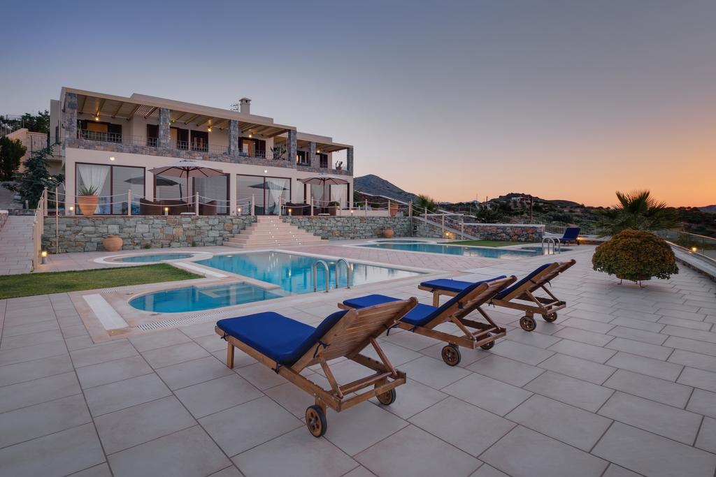 Sea Views At Villa Anemomylos With Heated Pool, Ping Pong And Tennis Agia Pelagia  Exterior foto