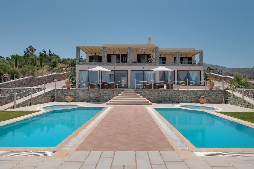 Sea Views At Villa Anemomylos With Heated Pool, Ping Pong And Tennis Agia Pelagia  Exterior foto