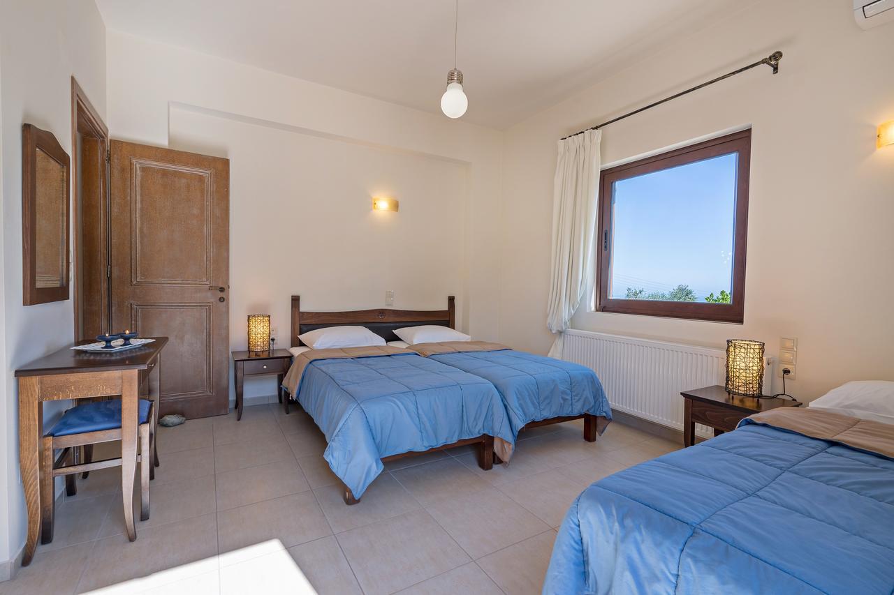 Sea Views At Villa Anemomylos With Heated Pool, Ping Pong And Tennis Agia Pelagia  Exterior foto