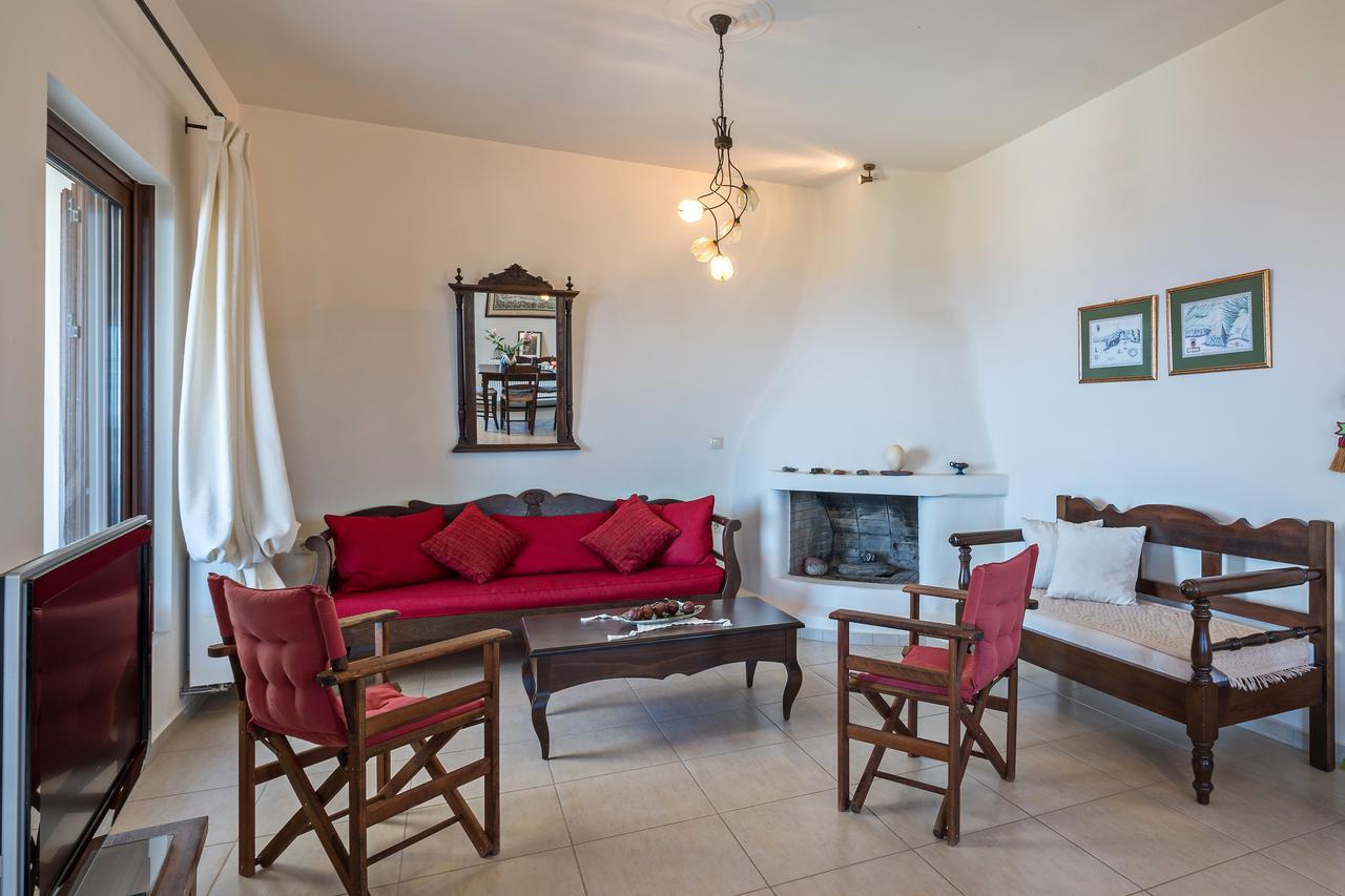 Sea Views At Villa Anemomylos With Heated Pool, Ping Pong And Tennis Agia Pelagia  Exterior foto