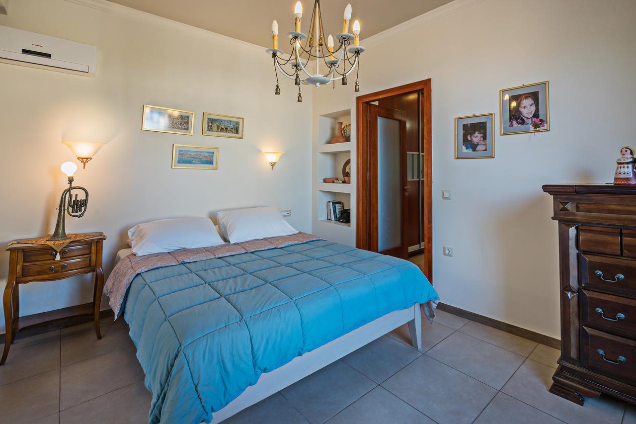 Sea Views At Villa Anemomylos With Heated Pool, Ping Pong And Tennis Agia Pelagia  Exterior foto