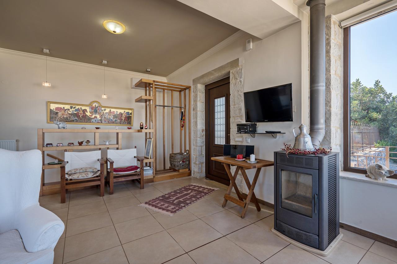 Sea Views At Villa Anemomylos With Heated Pool, Ping Pong And Tennis Agia Pelagia  Exterior foto